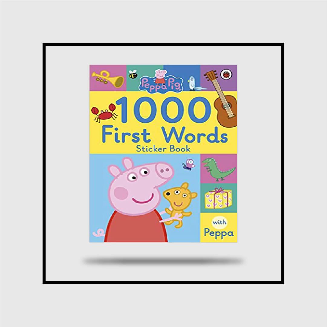Zoom　First　My　Book　Peppa　Sticker　Words　Pig:　1000　Books