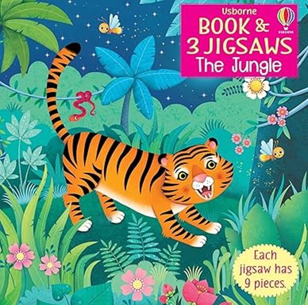 Book and 3 Jigsaws: The Jungle