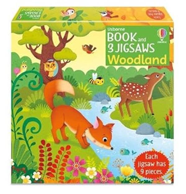 Book and 3 Jigsaws: Woodland