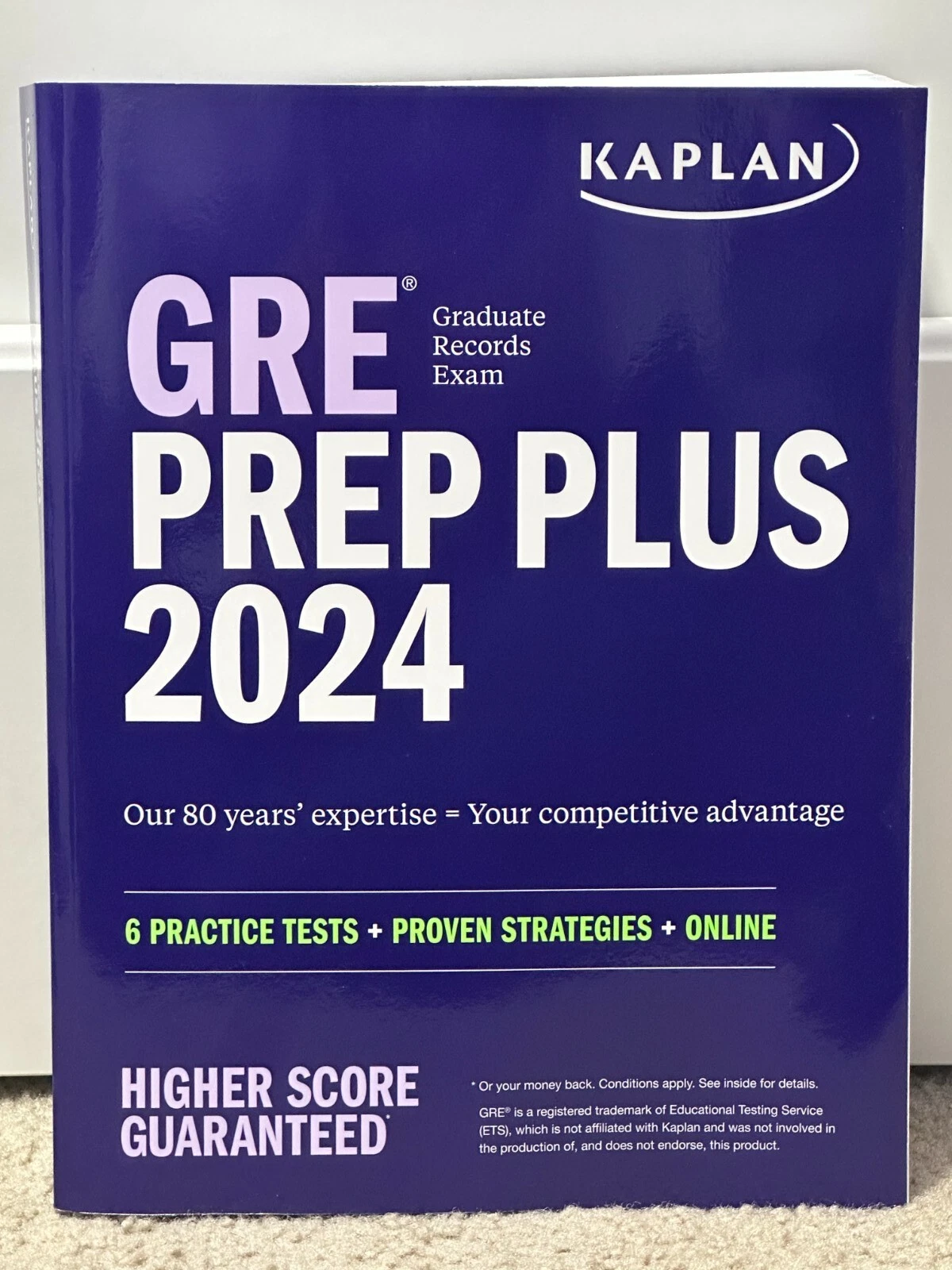 Kaplan GRE Prep Plus 2024: 6 Practice Tests + Proven Strategies