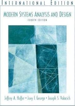 Modern Systems Analysis and Design