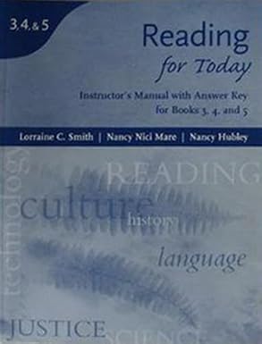 Instructor's Manual for Reading for Today