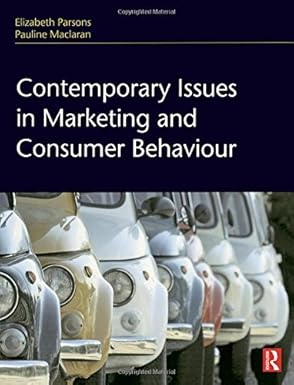 Contemporary Issues in Marketing and Consumer Behaviour