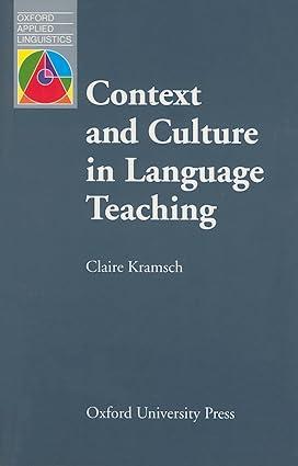 Context and Culture in Language Teaching