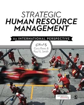 Strategic Human Resource Management: An International Perspective