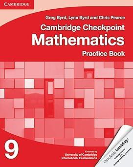 Cambridge Checkpoint Mathematics