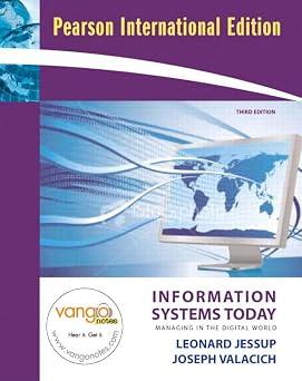 Information Systems Today: Managing in the Digital World: International Edition