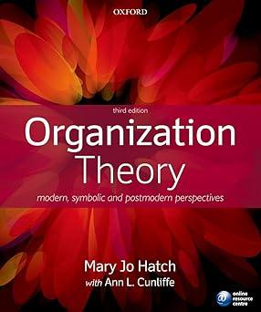 Organization Theory: Modern, Symbolic and Postmodern Perspectives