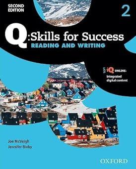 OXFORD UNIVERSITY PRESS Q Skills for Success