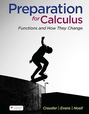 Preparation for Calculus