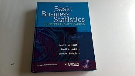 Basic Business Statistics: Concepts And Applications