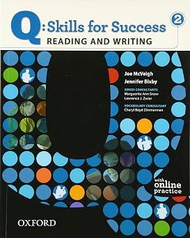 Q: Skills for Success Reading and Writing