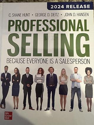 Professional Selling 2024 Release, Hunt, McGraw Hill