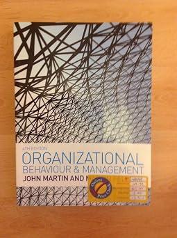 Cengage Learning EMEA Organizational Behaviour and Management